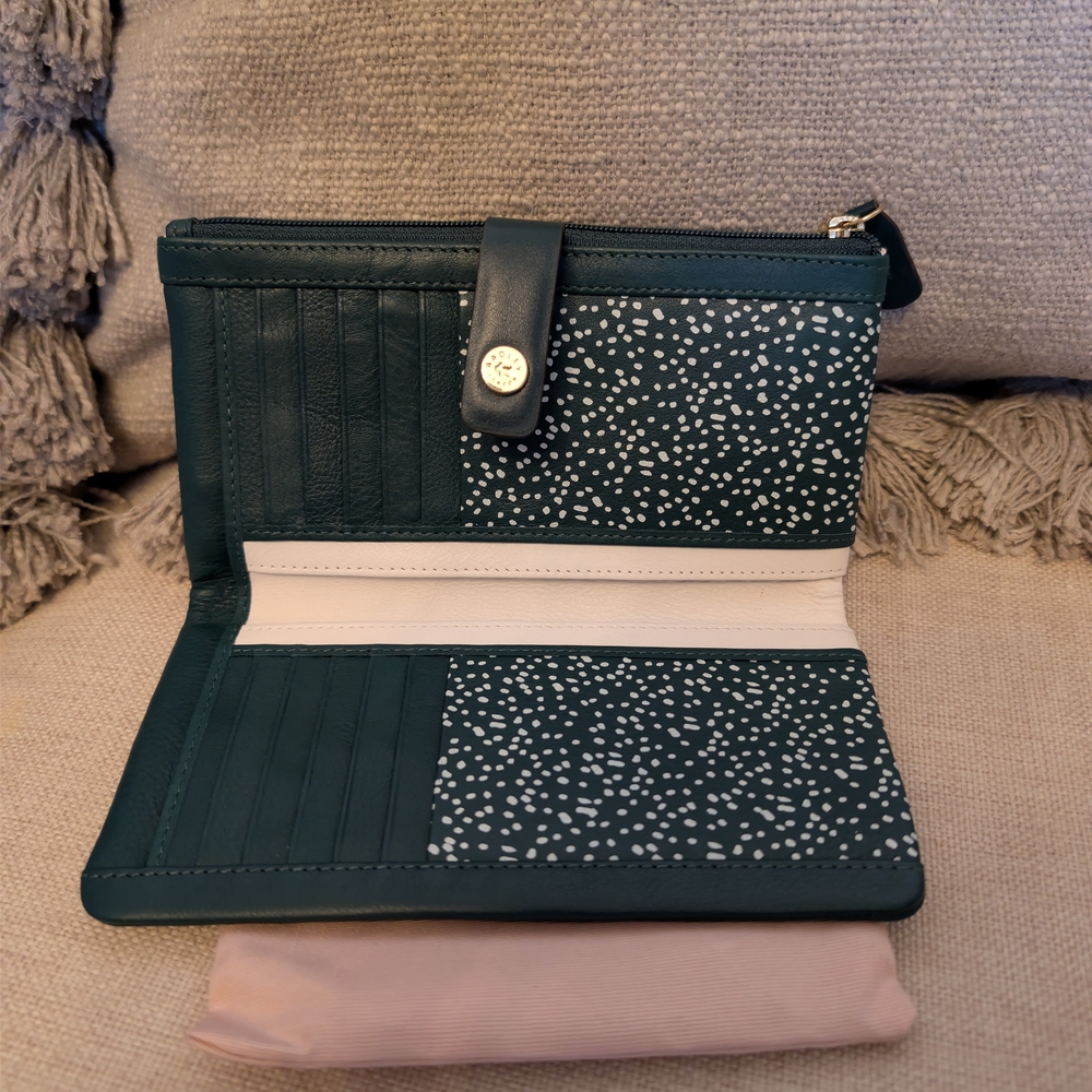Radley London Teal Leather Wallet - Picture 2 of 4